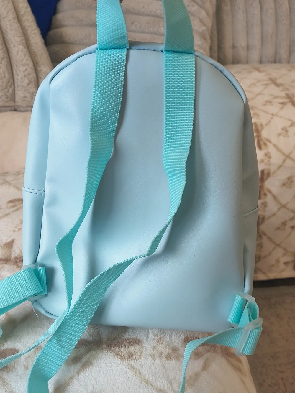 Disney Light Blue Kids Backpack with Orange Winnie the Pooh